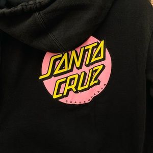 Women’s Santa Cruz skate zip hoodie - S